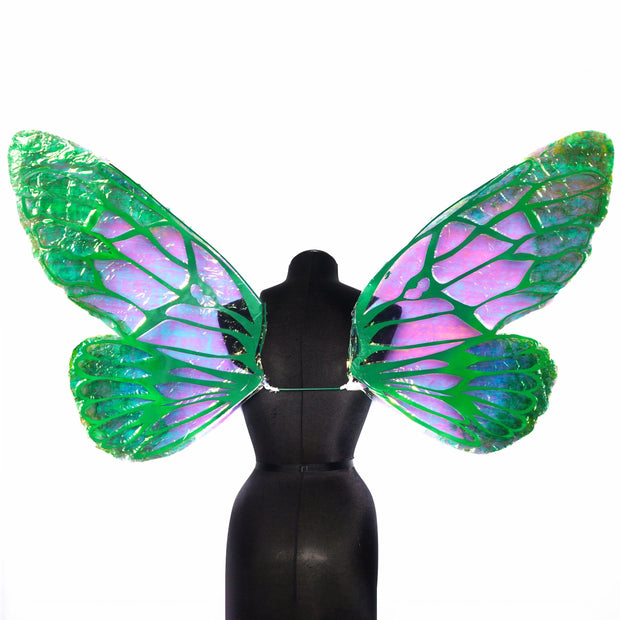 Green Hollographic Fairy wing